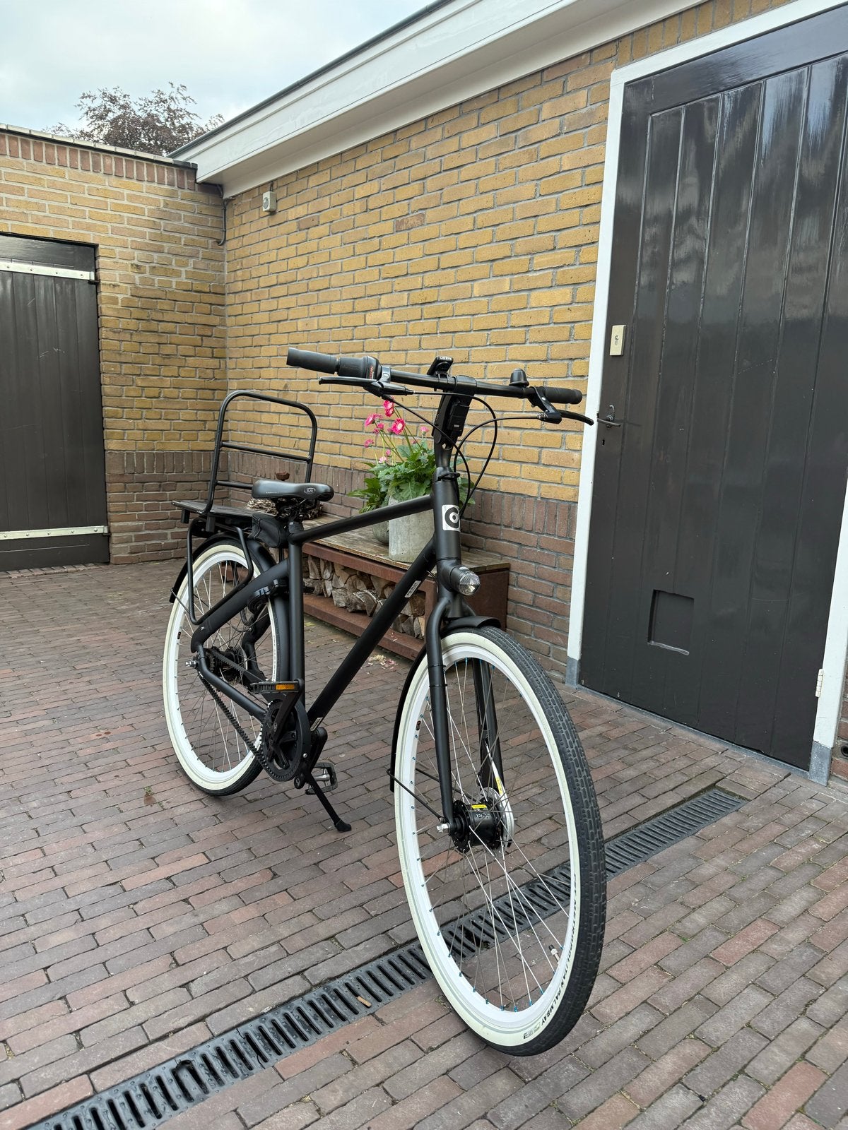 Cortina Blau herenfiets met 7 versnellingen schoolfiets, Fietsen en Brommers, 53 tot 56 cm, Velgrem, Versnellingen, Zo goed als nieuw