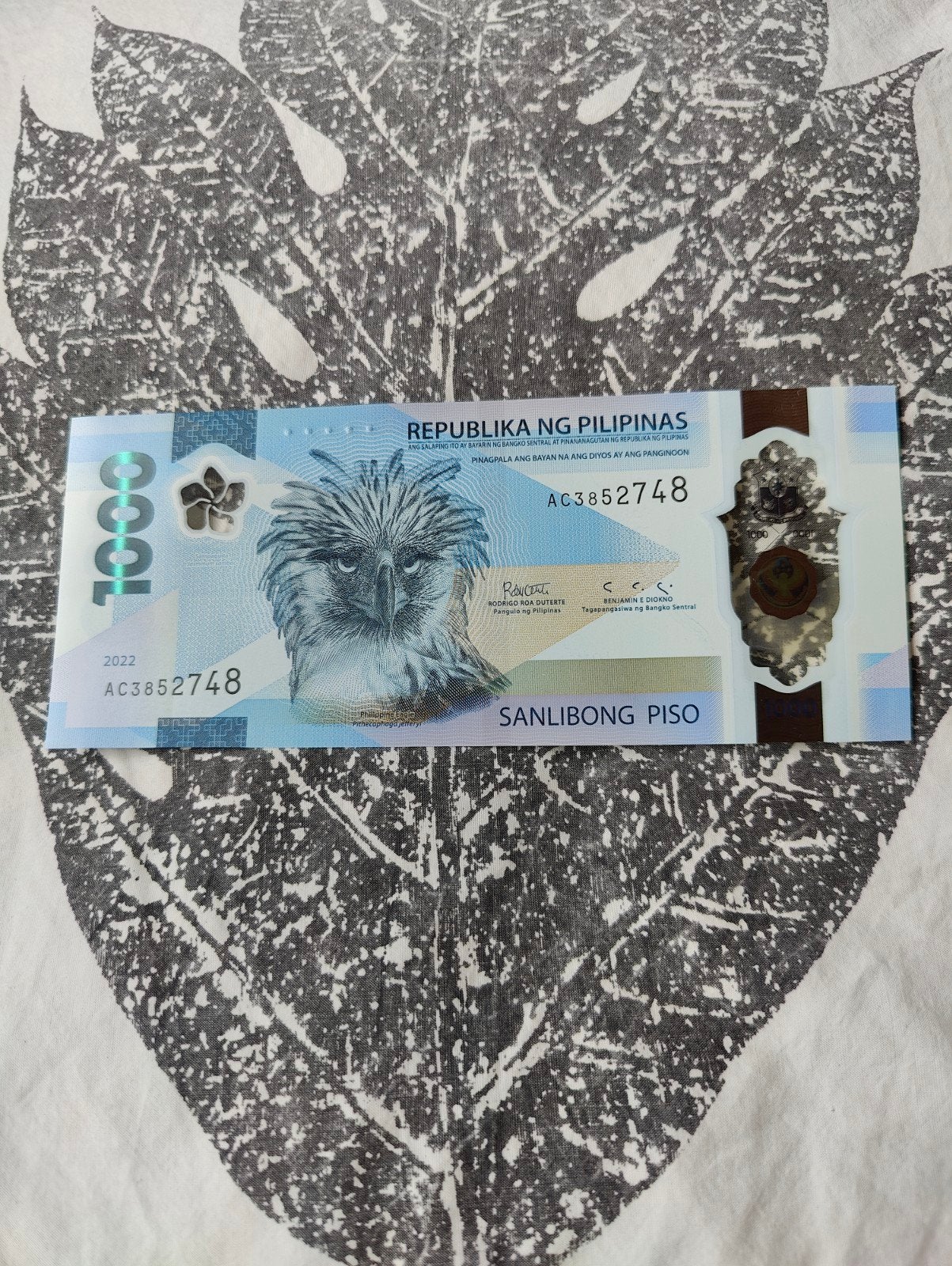 Filipijnen 1000 Piso polymeer 2022 UNC, Ophalen of Verzenden, Zuidoost-Azië