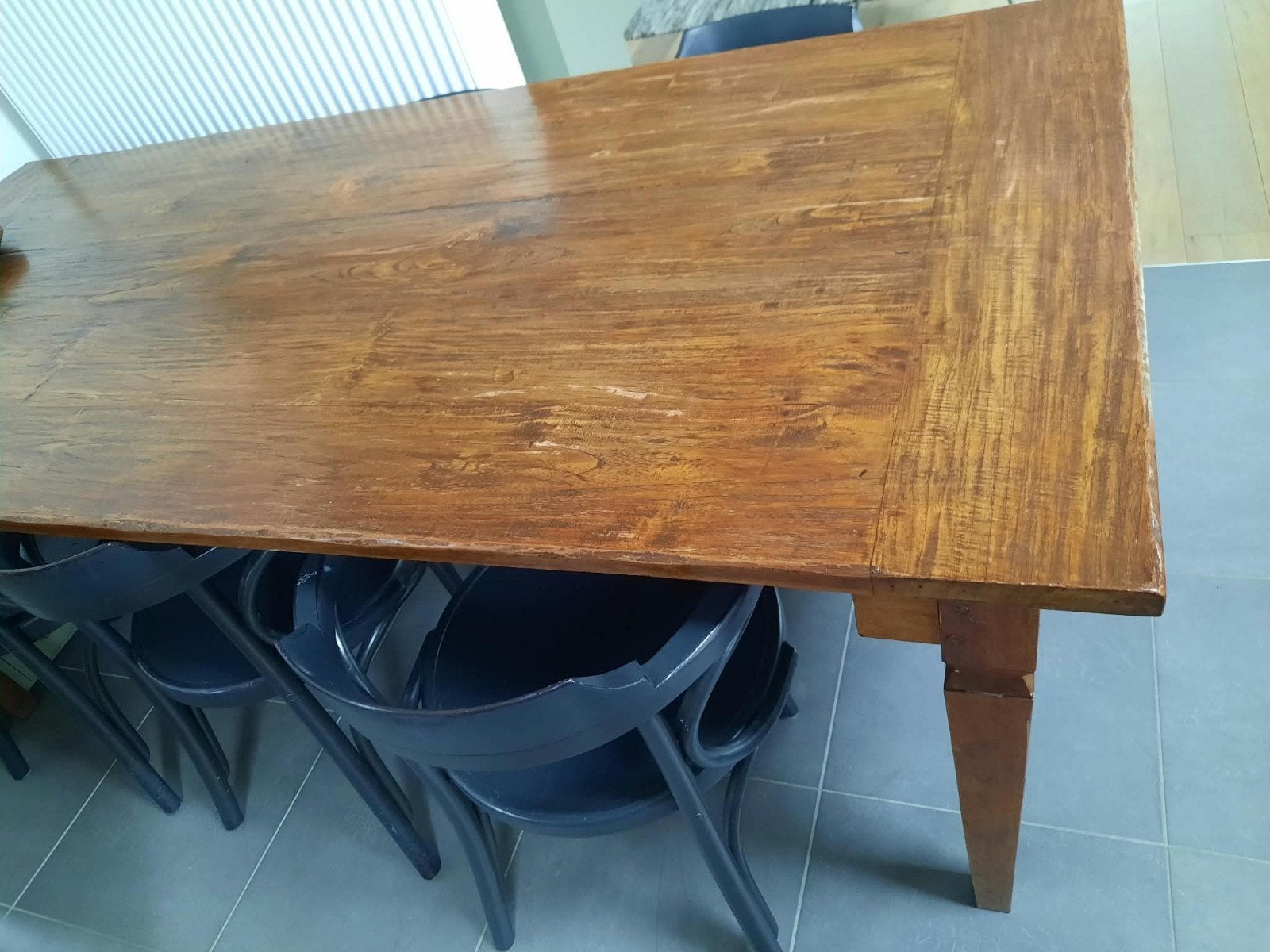 Eettafel, Ophalen, 200 cm of meer, 50 tot 100 cm, Zo goed als nieuw