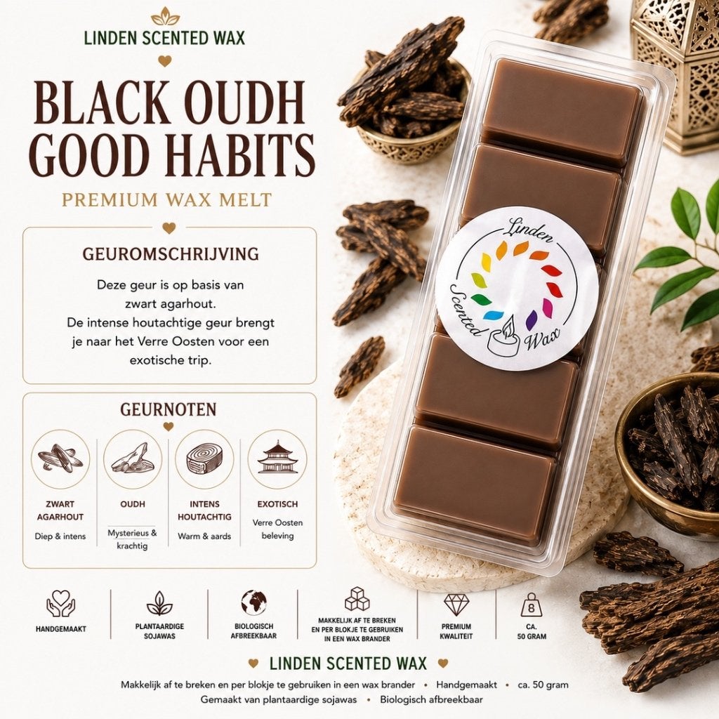 Waxmelts BLACK OUDS GOOD HABITS parfum geur waxmelt rituals, Overige merken, Ophalen of Verzenden, Kaars, Was
