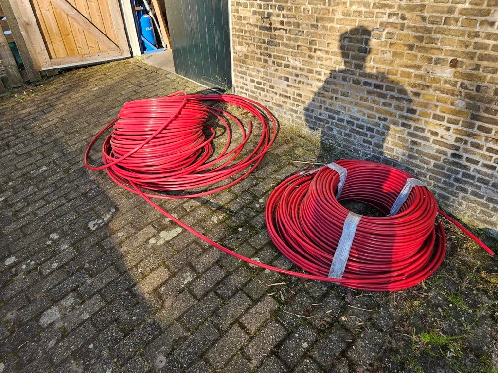 Vloerverwarmingsslang 18x2 1x 200 meter en 1x 235 meter, Doe-het-zelf en Verbouw, Pvc, 6 meter of meer, Overige typen, Nieuw