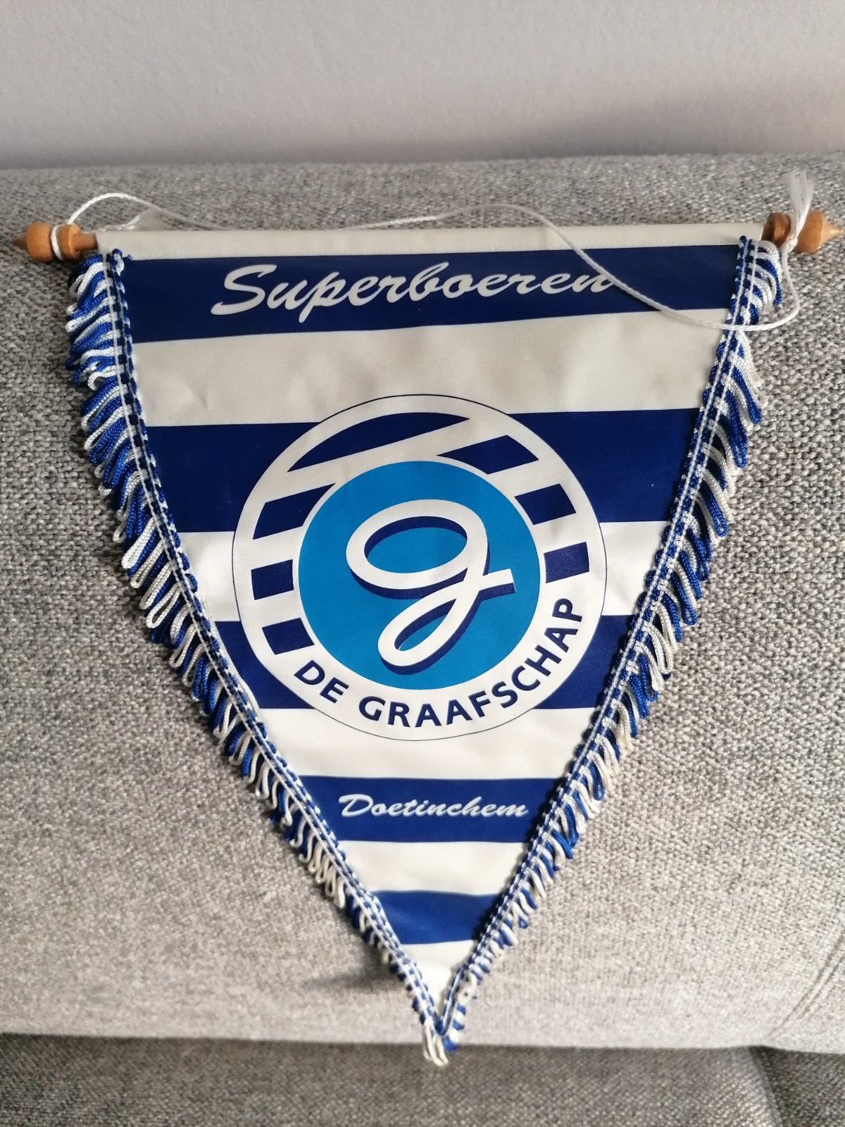De Graafschap Vaantje XL Fanshop Fan D'ran Superboer
Vi, Ophalen of Verzenden, Zo goed als nieuw, Overige binnenlandse clubs, Vaantje of Sjaal
