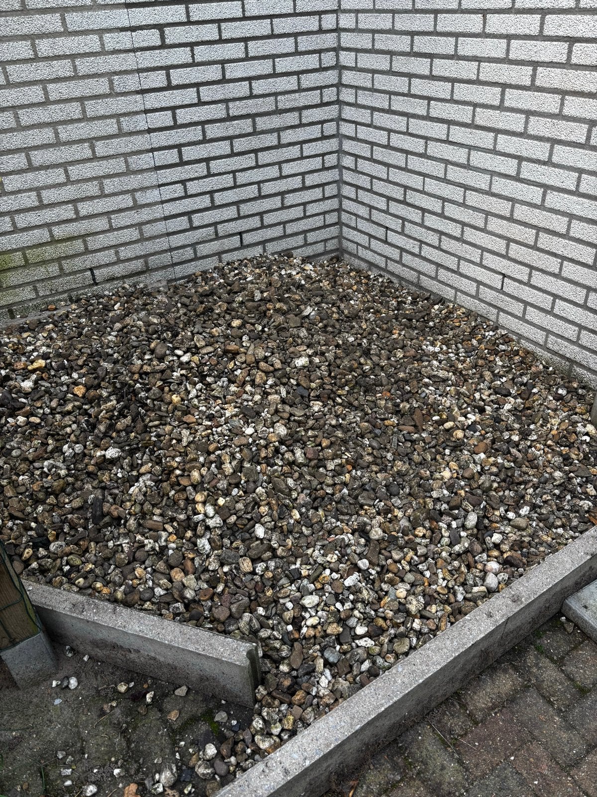 Gebruikt siergrind/split voor tuin of oprit, Tuin en Terras, Ophalen, Gebruikt, Multi, Grind