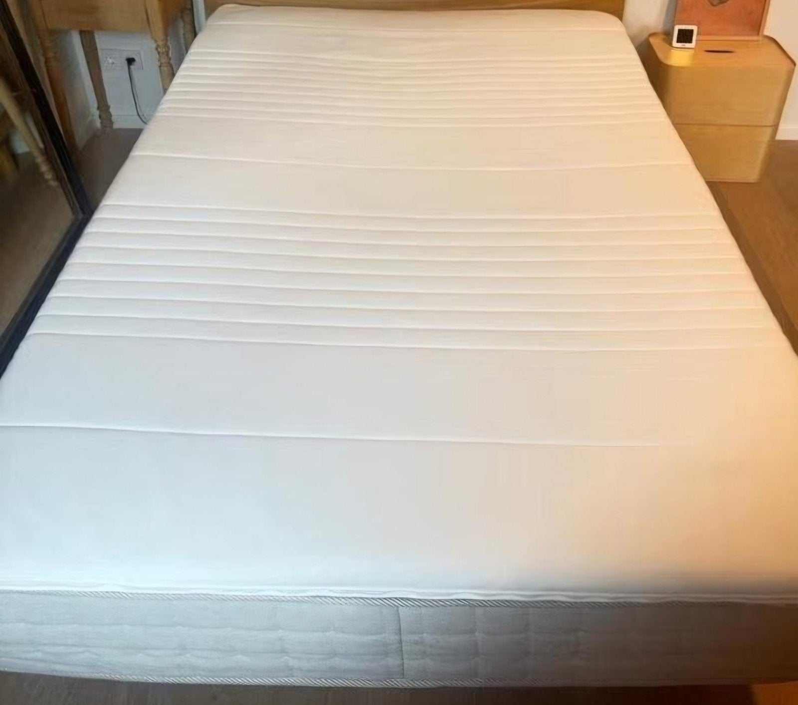 Tussoy topper memoryfoam, Ophalen, Gebruikt, Wit, Tweepersoons