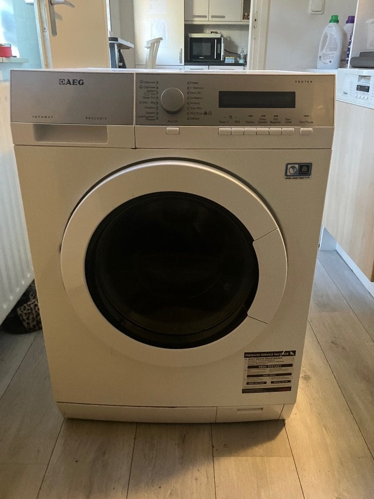 AEG Wasmachine L76689FL 8KG 1600 toeren, Ophalen, Gebruikt, Minder dan 85 cm, 8 tot 10 kg