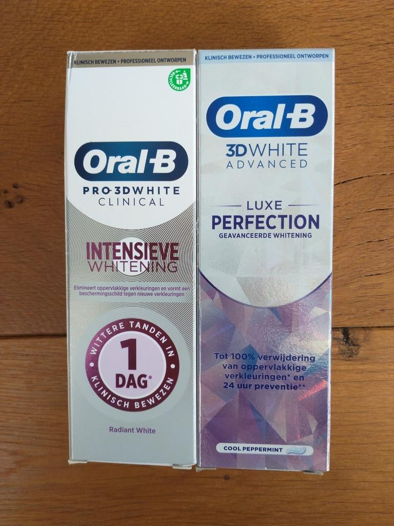 Tandpasta Oral B, Sieraden, Tassen en Uiterlijk, Uiterlijk | Mondverzorging, Ophalen of Verzenden, Nieuw, Tandpasta
