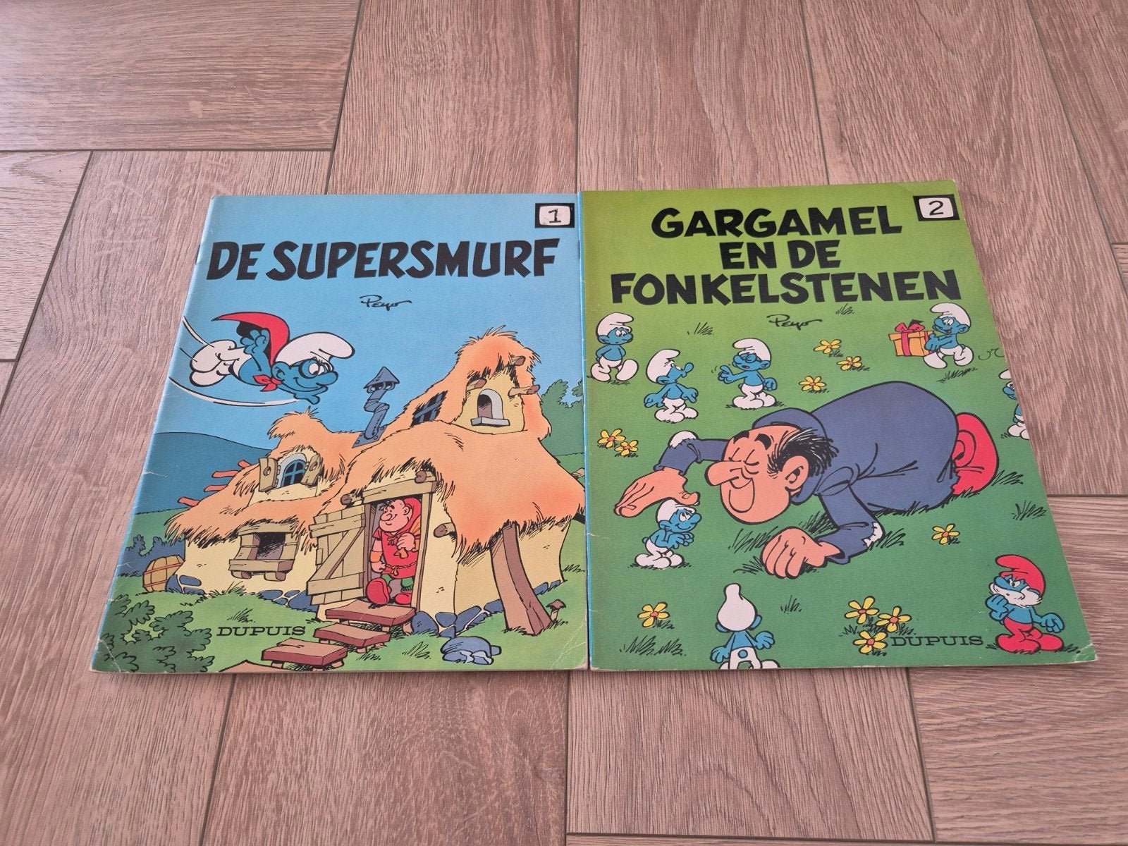 De Smurfen: De Supersmurf & Gargamel en de Fonkelstenen, Boeken, Stripboeken, Ophalen of Verzenden