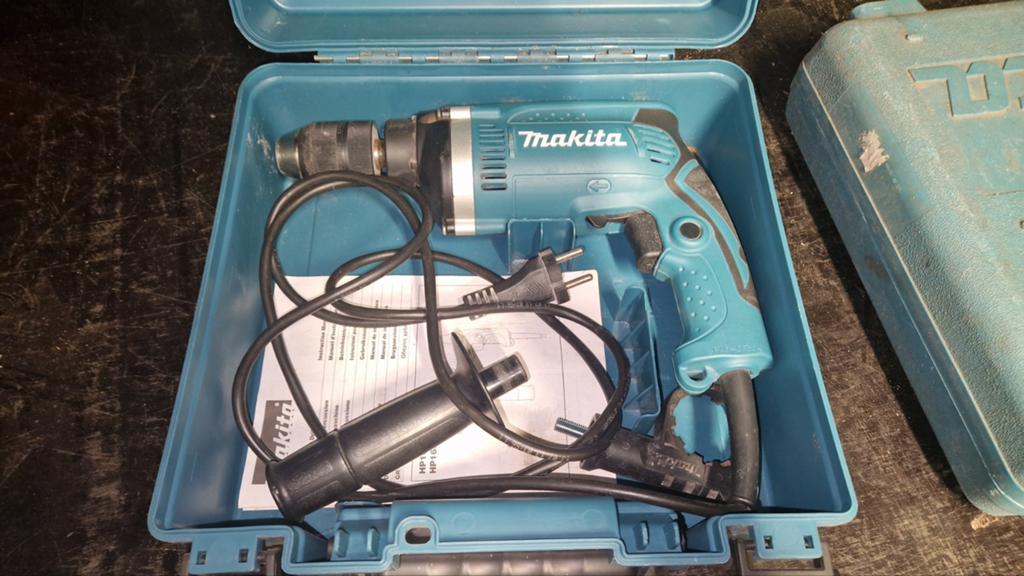Makita HP1631 Klopboormachines met snoer. Weinig gebruikt!, Zo goed als nieuw, Minder dan 400 watt, Variabele snelheid, Ophalen