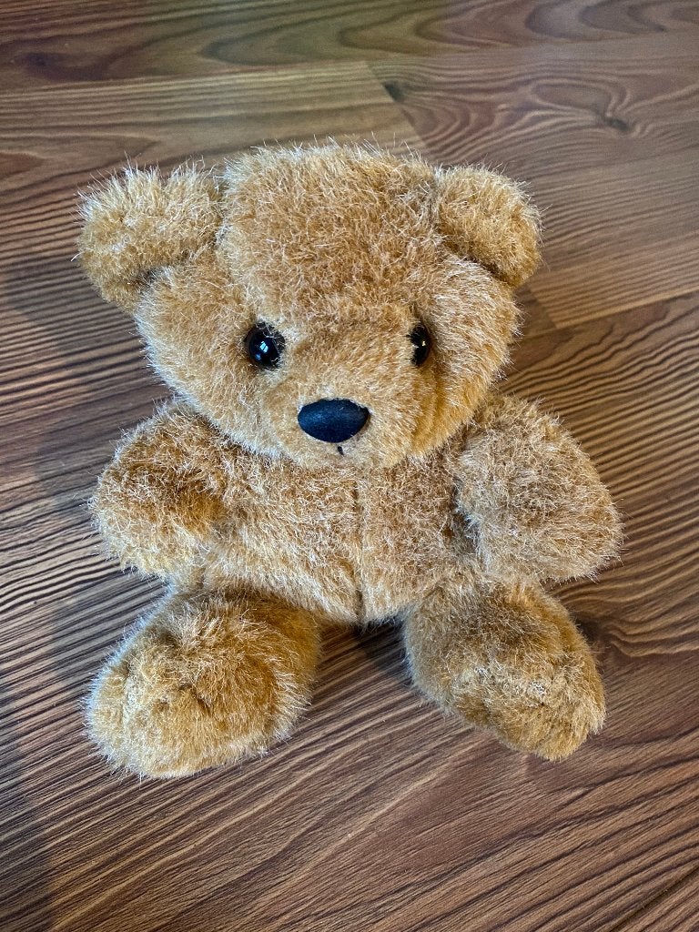 Knuffel Bruine Beer 17 cm, Gebruikt, Beer, Ophalen of Verzenden, Klein (minder dan 20 cm)