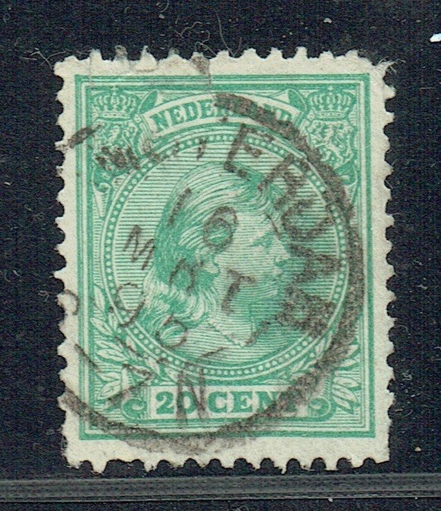 Nederland 1891 nr 40 Prinses Wilhelmina ROTTERDAM, Verzenden, Gestempeld, Koningshuis