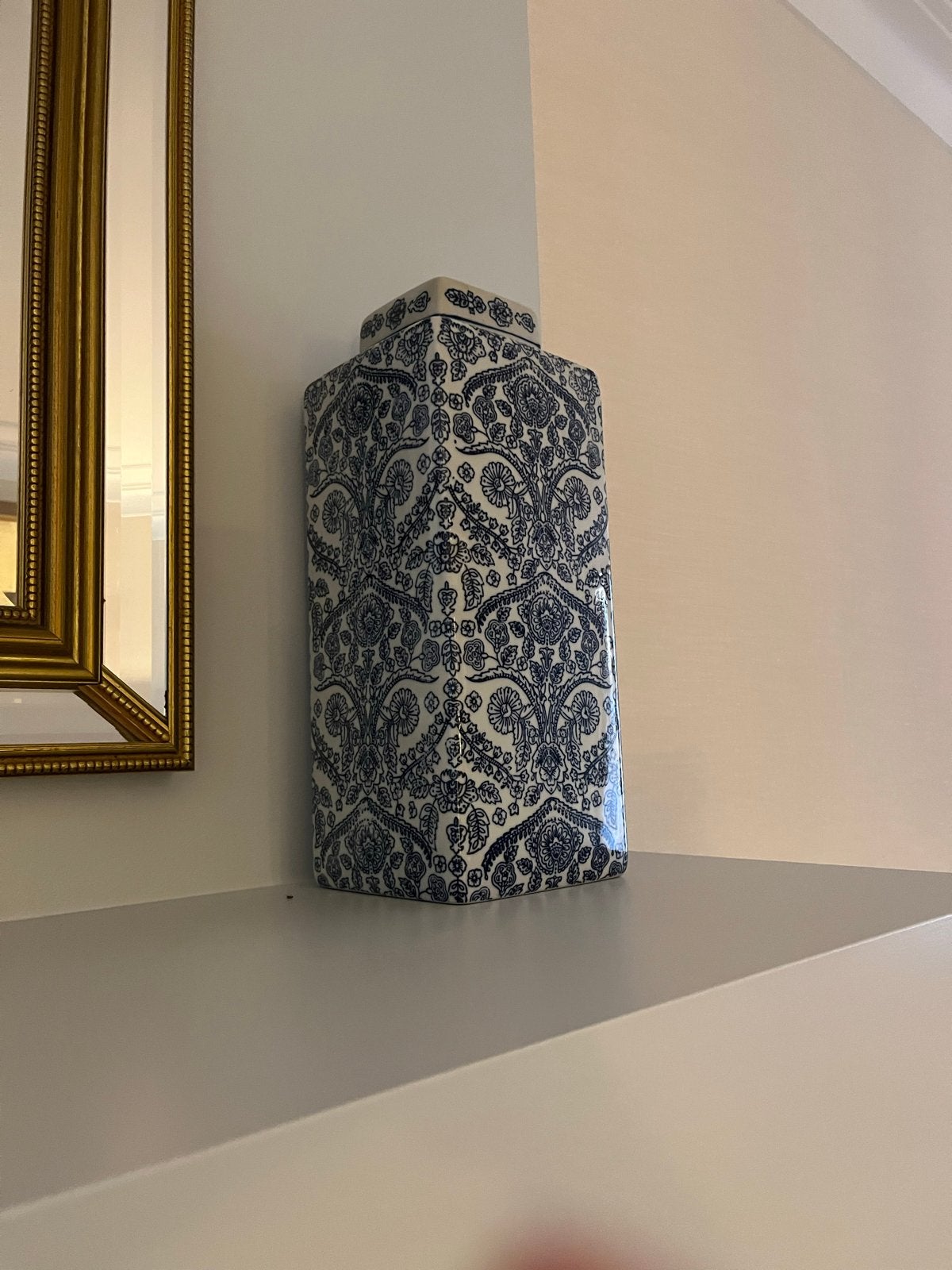 Decoratieve Chinese gemberpot blauw-wit, Antiek en Kunst, Ophalen