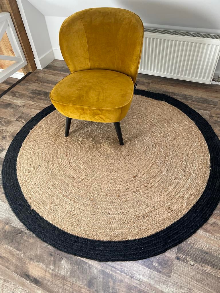 Prachtig nieuw oker velvet stoeltje, Ophalen, Overige kleuren, Nieuw, Eén