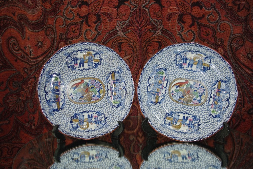 Blauw wit  ( Bordjes, Ophalen of Verzenden