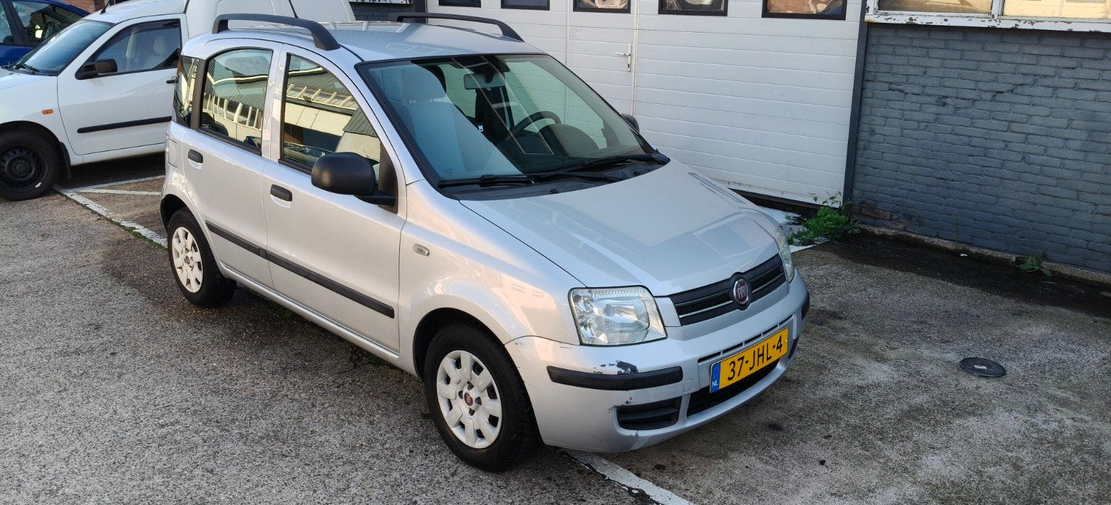 Fiat Panda 1.2 44KW 60PK 2009 Grijs, Voorwielaandrijving, Stof, Elektrische ramen, 1242 cc