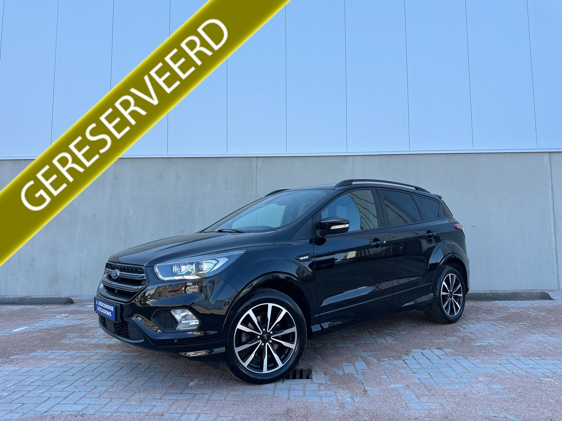 Ford Kuga 1.5 EcoBoost ST Line Climate C, Cruise C, Navigati, Automatische klimaatregeling, 4 cilinders, Zwart, Bedrijf