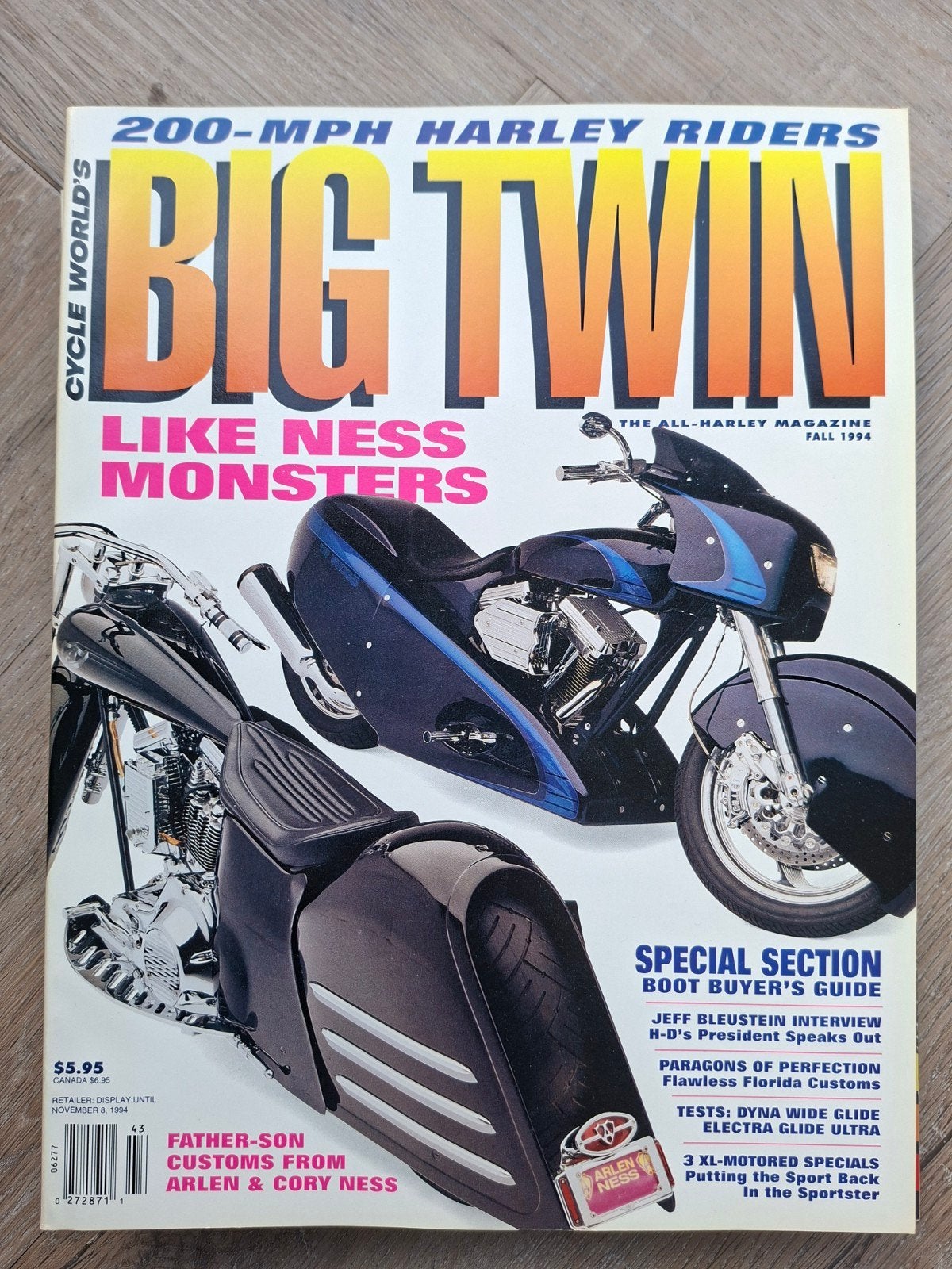 Cycle World's Big Twin Magazine - Fall 1994, Ophalen of Verzenden, Gelezen, Overige typen