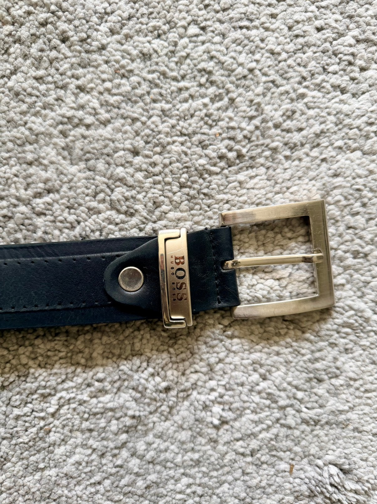 Hugo Boss Belt (Black), Ophalen of Verzenden, Zo goed als nieuw, Zwart