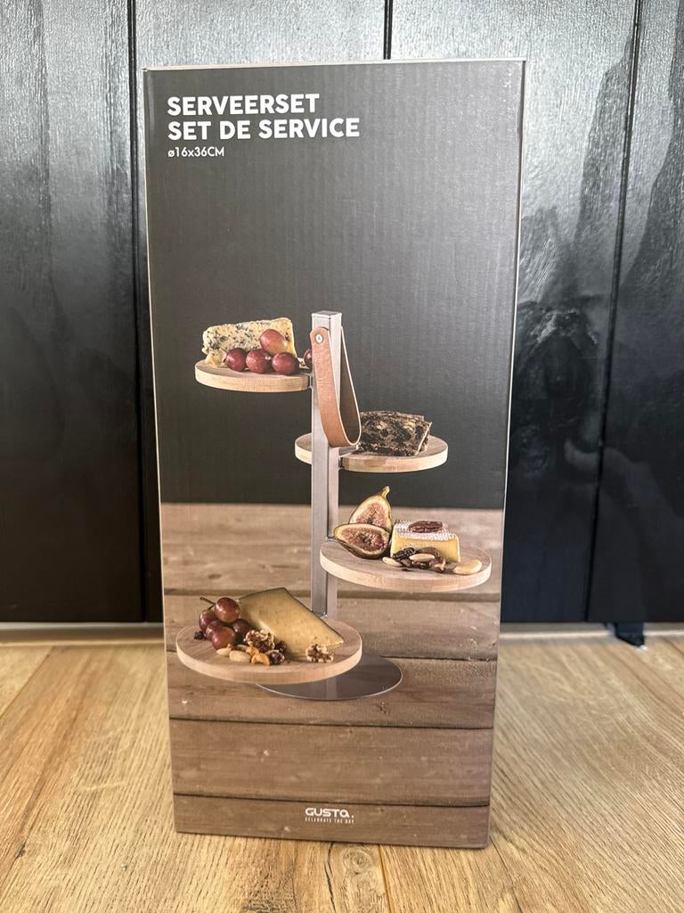 Gusta Serveerset 16x36cm - Nieuw en Ongebruikt!, Ophalen, Nieuw, Overige materialen, Overige typen