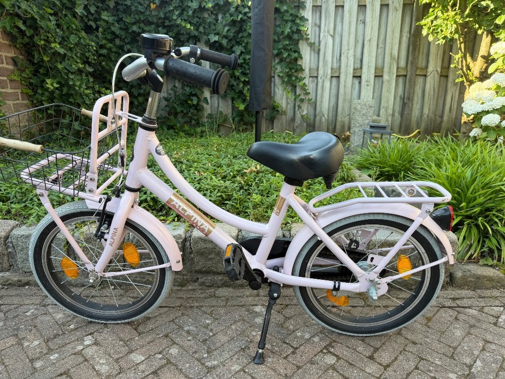 Meisjesfiets 16 inch, Fietsen en Brommers, Ophalen, Terugtraprem, ALPINA, 16 tot 20 inch