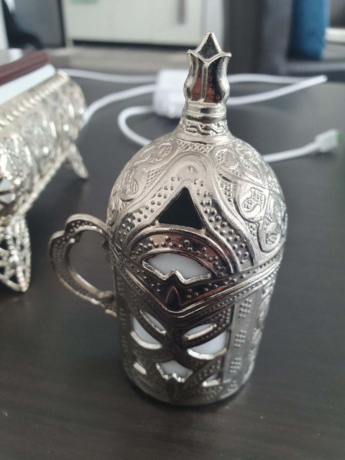 Turkse kofie glas, Ophalen