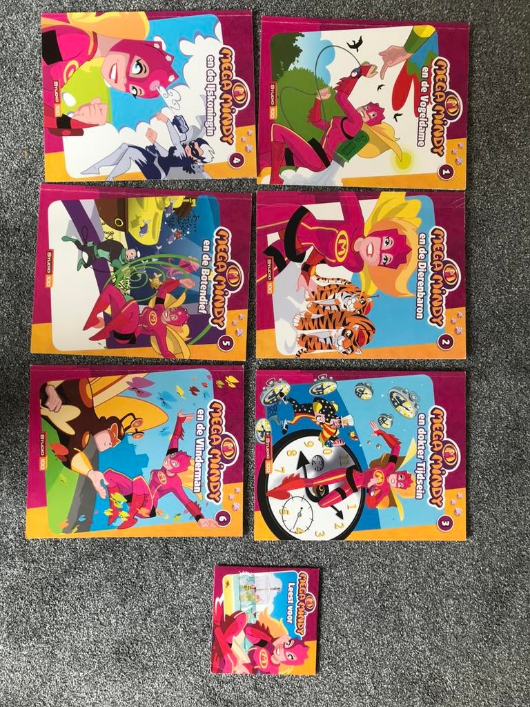 Mega Mindy boekenpakket met luistercd te koop, Boeken, Kinderboeken | Jeugd | onder 10 jaar, Ophalen of Verzenden