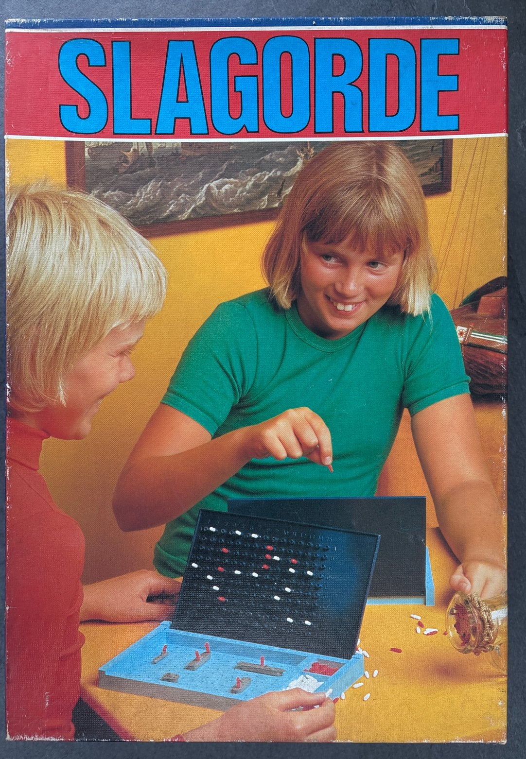 Slagorde: Klassiek Zeeslag Bordspel, Een of twee spelers, Ophalen of Verzenden, Gebruikt