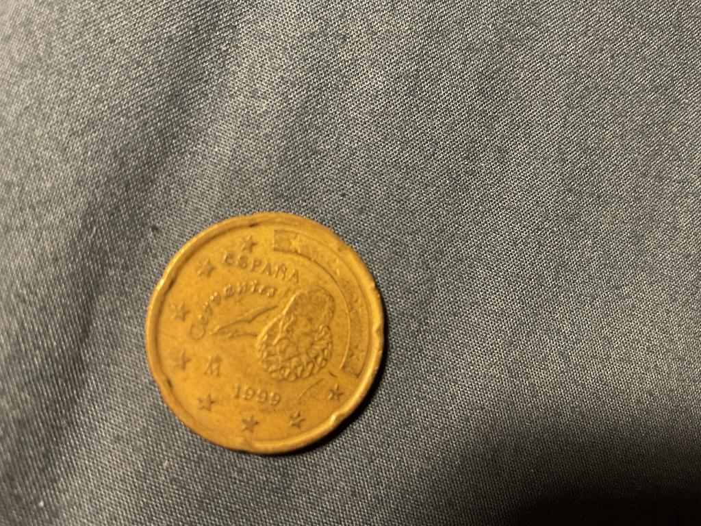 Spaanse 20 cent euro munt - 1999, Ophalen of Verzenden, Spanje, 20 cent, Losse munt