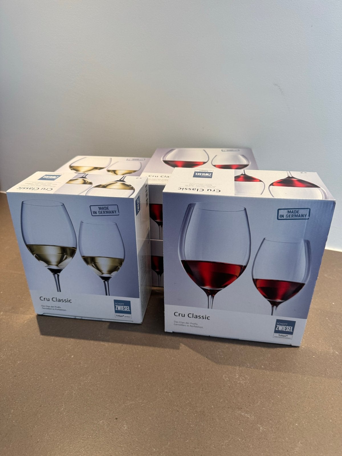 Complete set Schott Zwiesel wijnglazen: 6 wit, 6 rood, Ophalen, Nieuw, Overige typen
