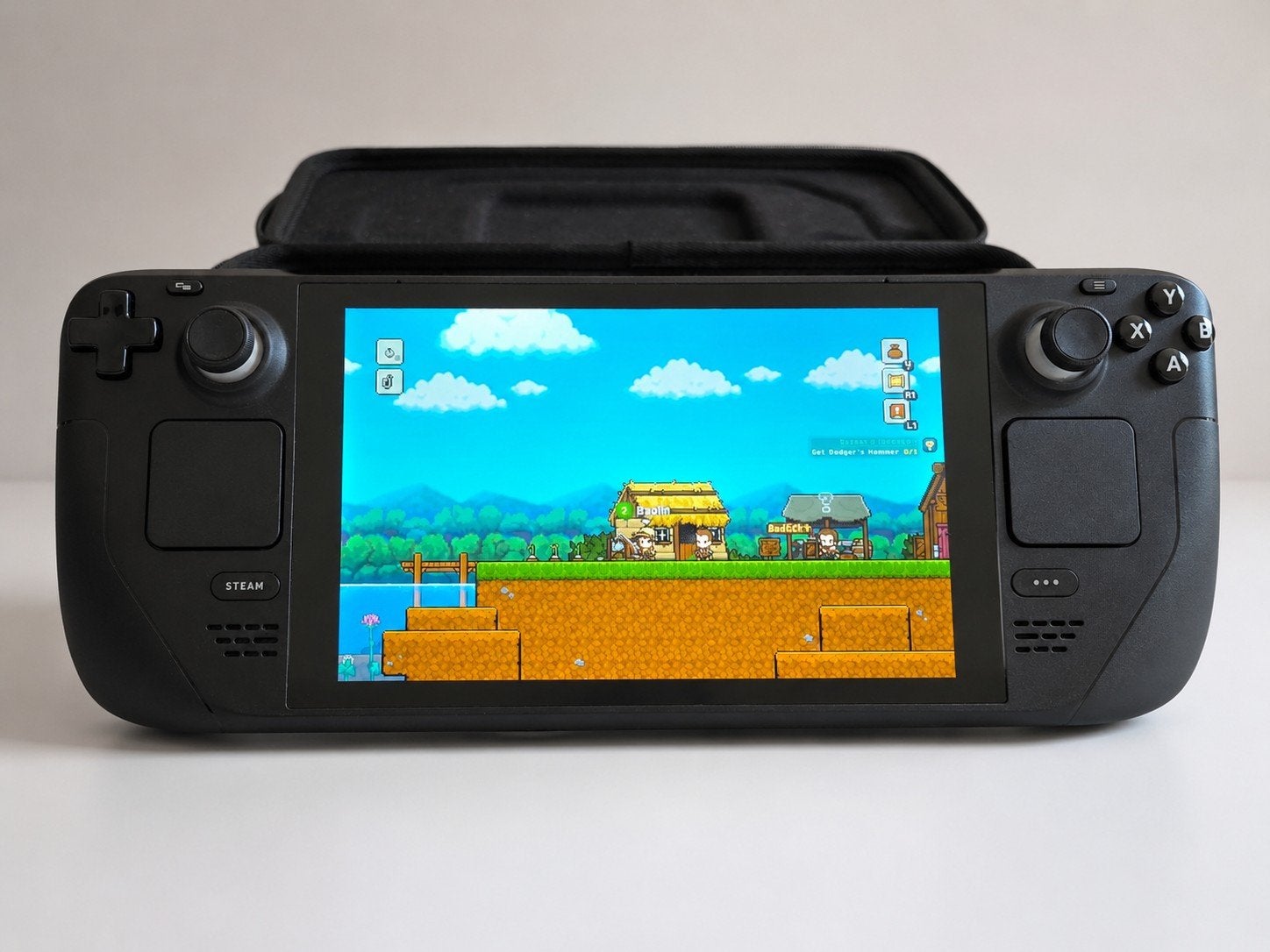 Steam Deck LCD 1TB + 256 sd kaart met case en oplader, Ophalen of Verzenden, Valve, Zo goed als nieuw