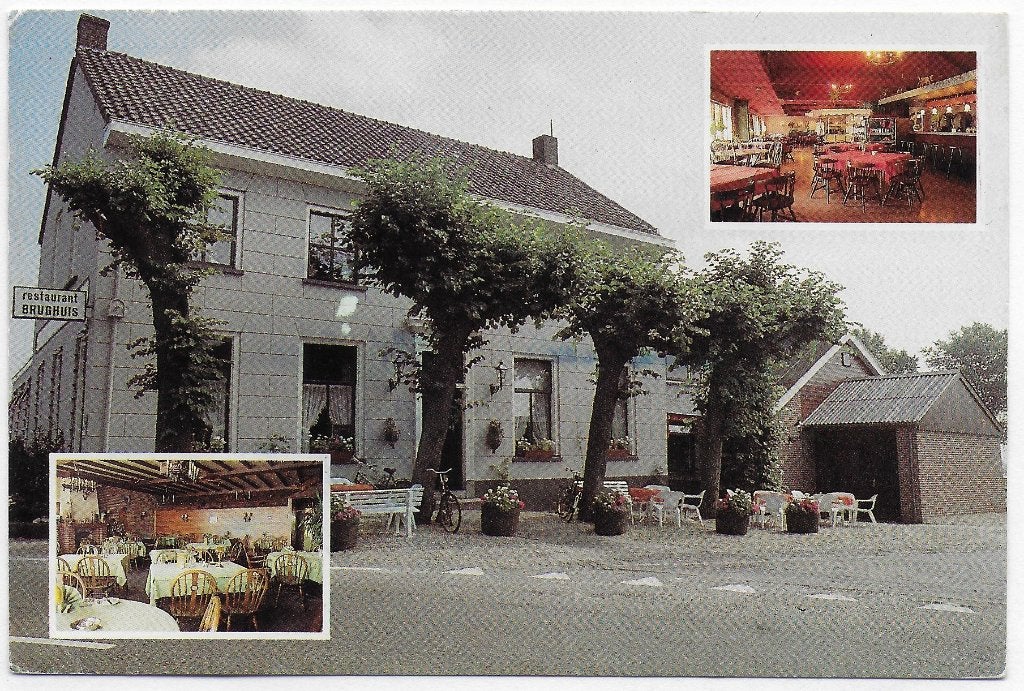 Meerkerk Rest Brughuis gelopen ansichtkaart( B 2959), Verzamelen, Ansichtkaarten | Nederland, Ophalen of Verzenden, 1960 tot 1980