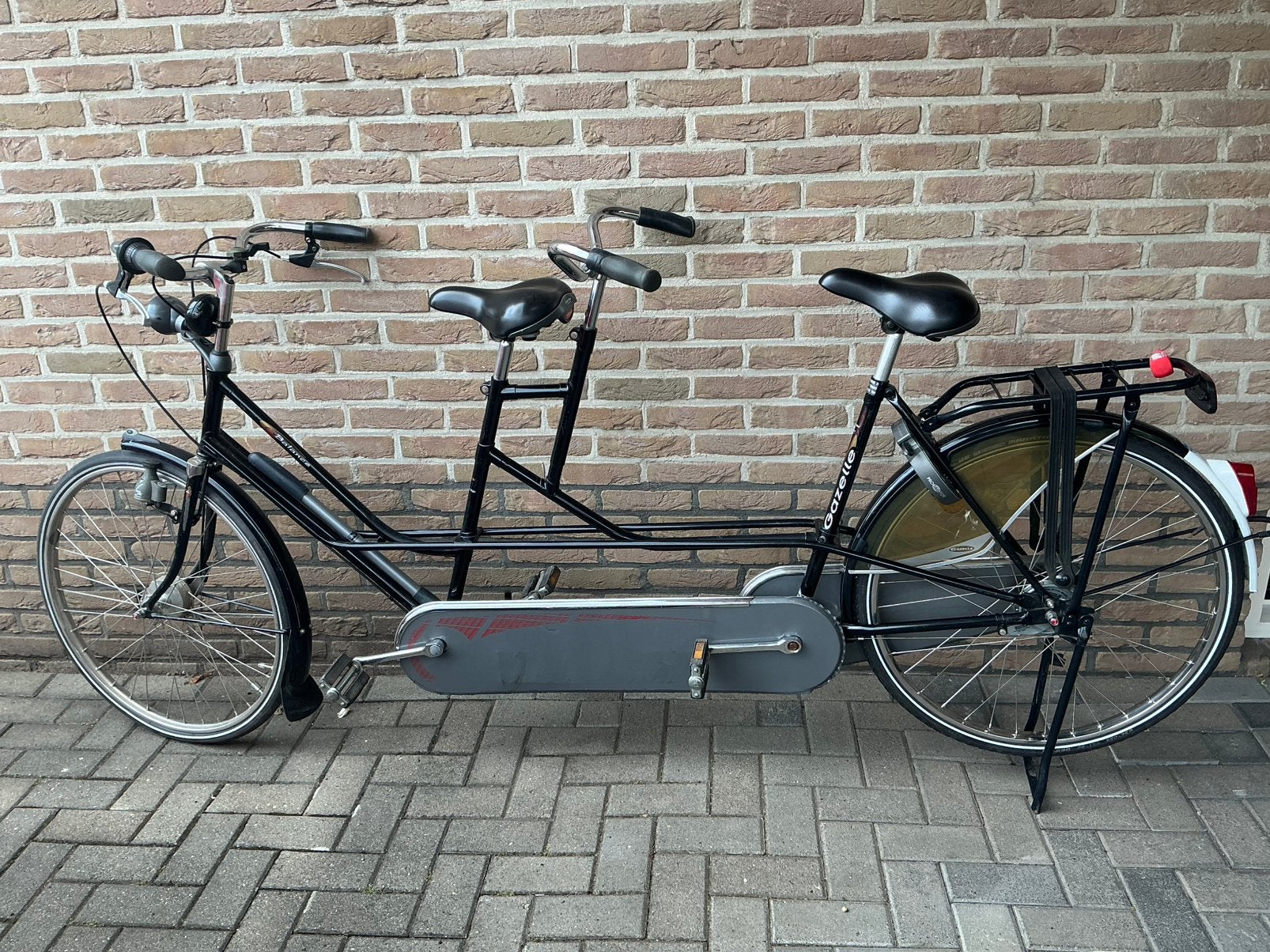 Gazelle tandemfiets, Ophalen, Minder dan 10 versnellingen, Gebruikt, 49 tot 53 cm
