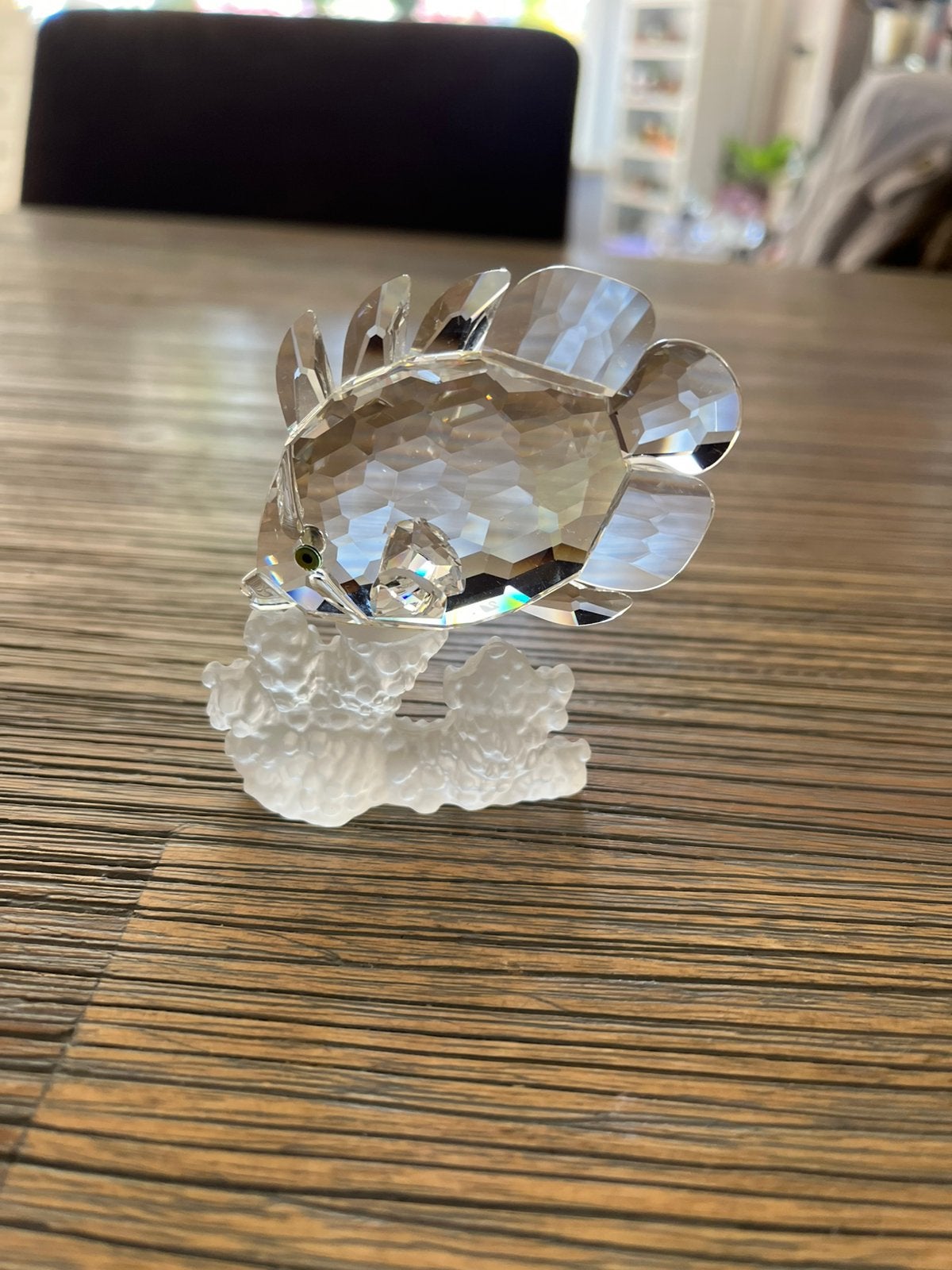 Swarovski Vlindervis op koraal, Verzenden, Zo goed als nieuw, Figuurtje