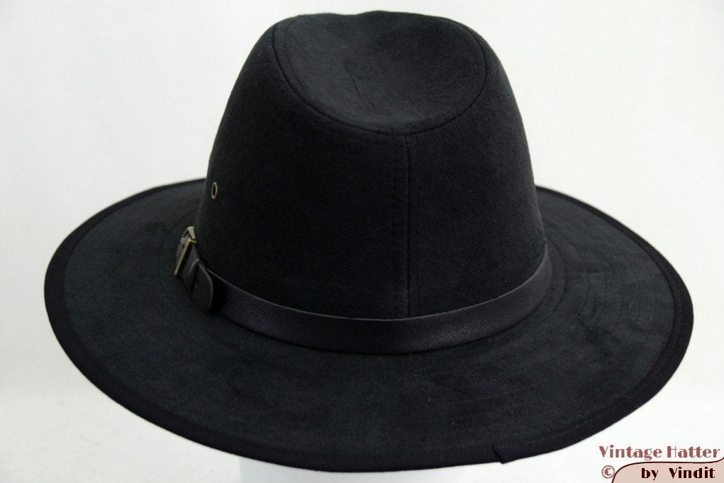 outdoor hoed Hawkins imitatie suede zwart 58 nieuw, Kleding | Dames, Hoed, Hawkins, Nieuw, Ophalen of Verzenden