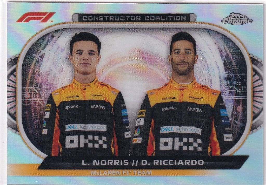 Norris & Ricciardo Constructor Coalition Refractor #CC-MCL, Verzenden, Nieuw, Formule 1
