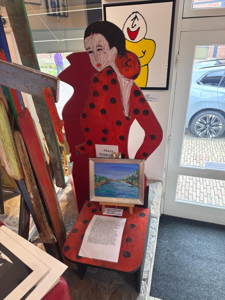 Maya Wildevuur: nu 50% Korting !, Antiek en Kunst, Kunst | Beelden en Houtsnijwerken, Ophalen of Verzenden, 1 meter - 2 meter
