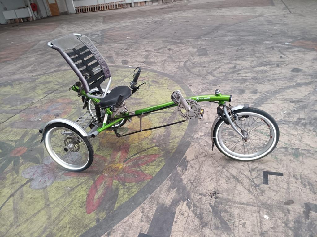Groene Easy Rider driewieler ligfiets - Comfortabel & Stabie, Fietsen en Brommers, Fietsen | Driewielfietsen, Ophalen of Verzenden