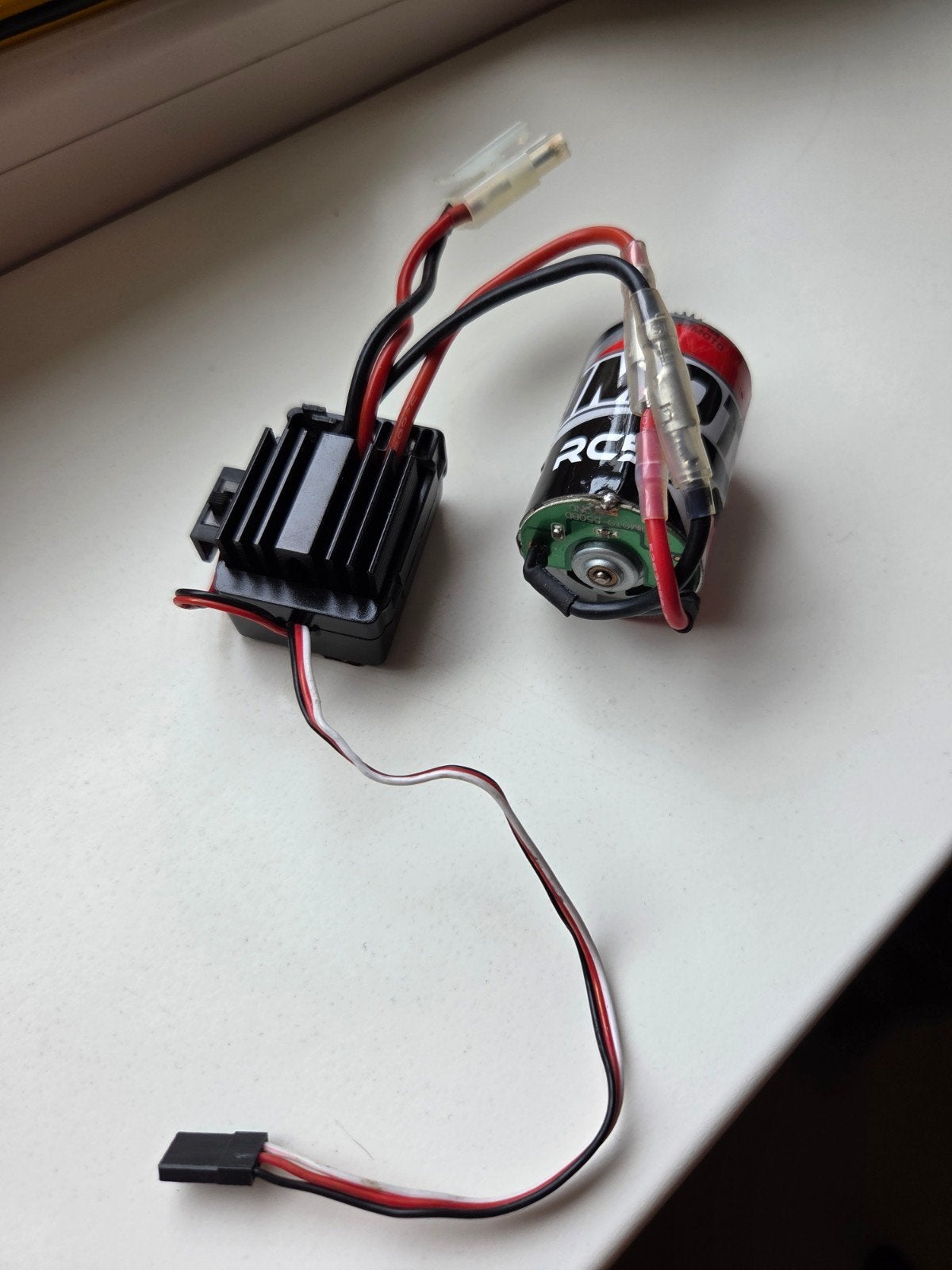 Himoto 1:10 RC Auto Motor en ESC Set, Elektro, Gebruikt, Ophalen of Verzenden, Schaal 1:10