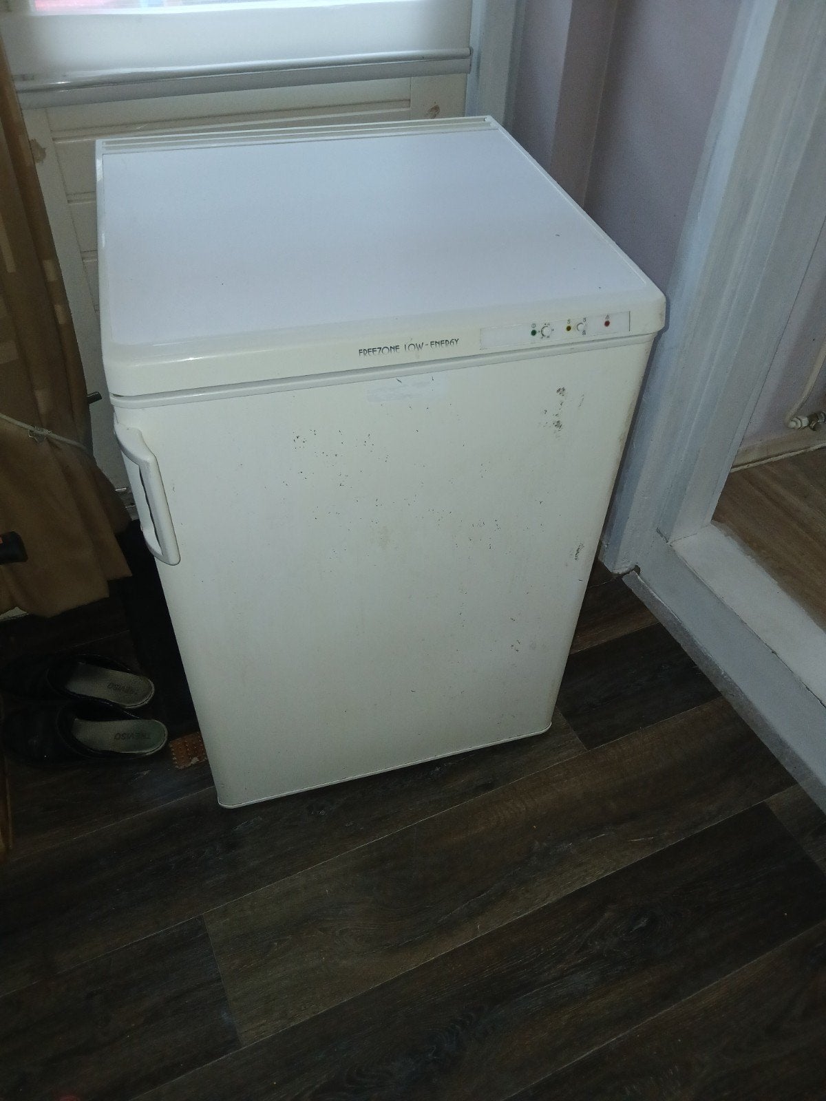 Zanussi Vrieskast met 4 lades, Gebruikt, Minder dan 60 cm, Ophalen of Verzenden, Vrijstaand