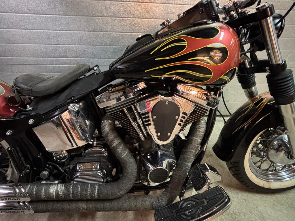 Mooie verchopte Heritage Softail 1340, Motoren, Motoren | Harley-Davidson, 2 cilinders, Occasion, 1340 cc, Particulier