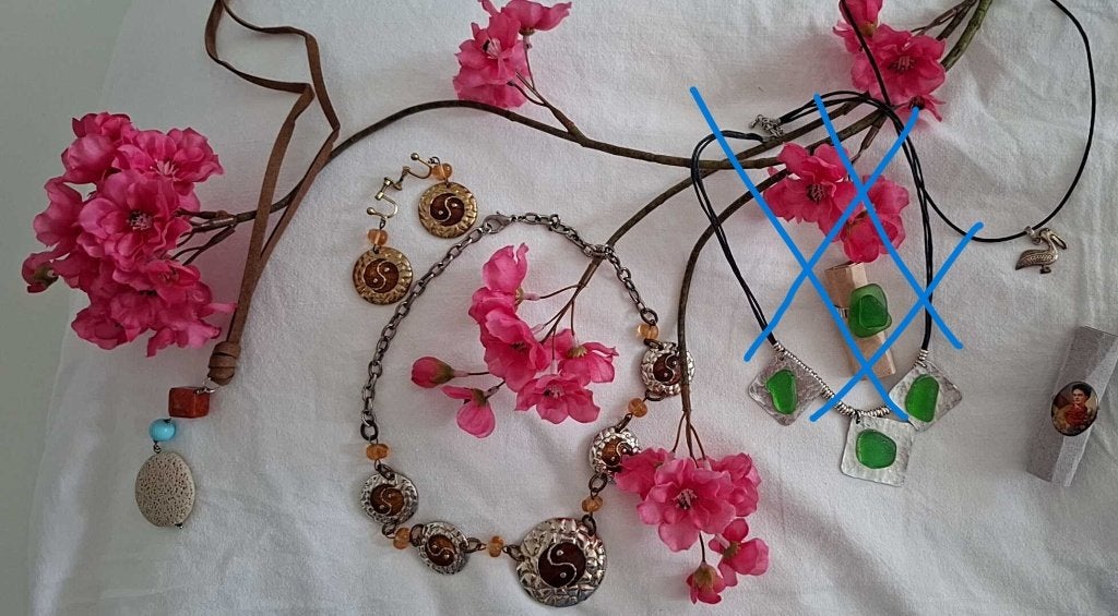 sieraden, Sieraden, Tassen en Uiterlijk, Ophalen of Verzenden, Zo goed als nieuw, Overige materialen