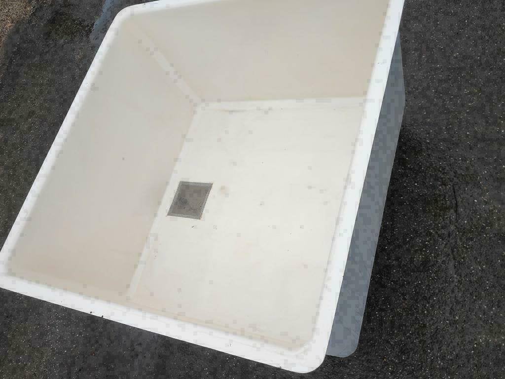 vijver  polyester vijver bakken winterdeksel 210 x 210 x 115, Tuin en Terras, Ophalen, Gebruikt, Vijverbak