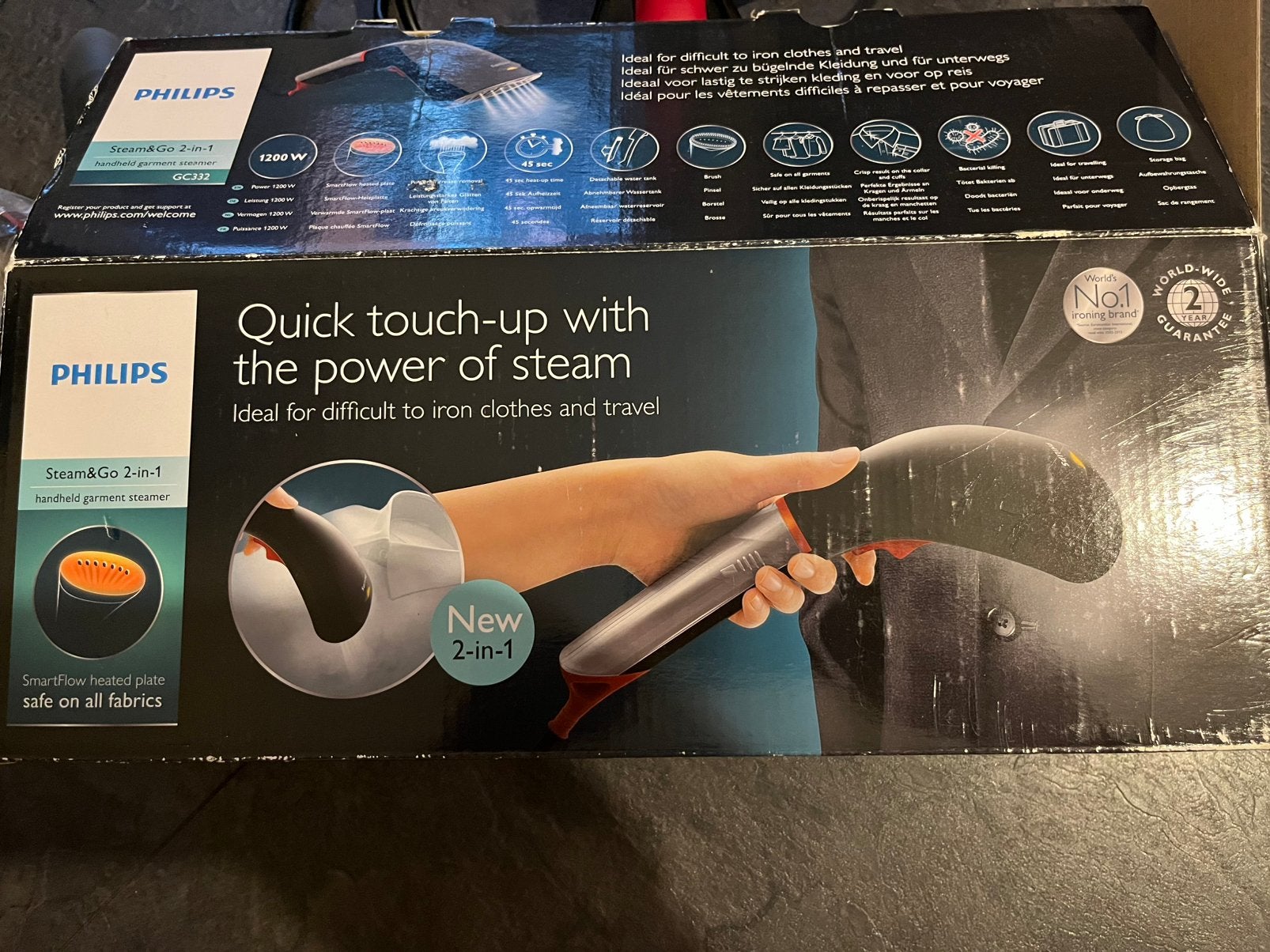 Philips steam and go (handheld), Witgoed en Apparatuur, Stoomapparaten, Ophalen, Gebruikt