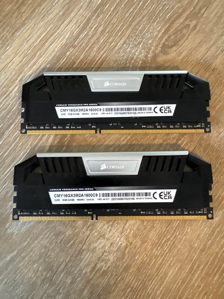 Corsair Vengeance Pro Series DDR3 RAM 16GB (2x8GB) 1600MHz, Server, DDR3, Ophalen of Verzenden, Zo goed als nieuw