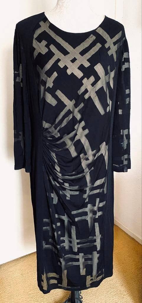 Studio 8 jurk maat 54, Kleding | Dames, Grote Maten, Ophalen of Verzenden, Zo goed als nieuw, Zwart, Jurk
