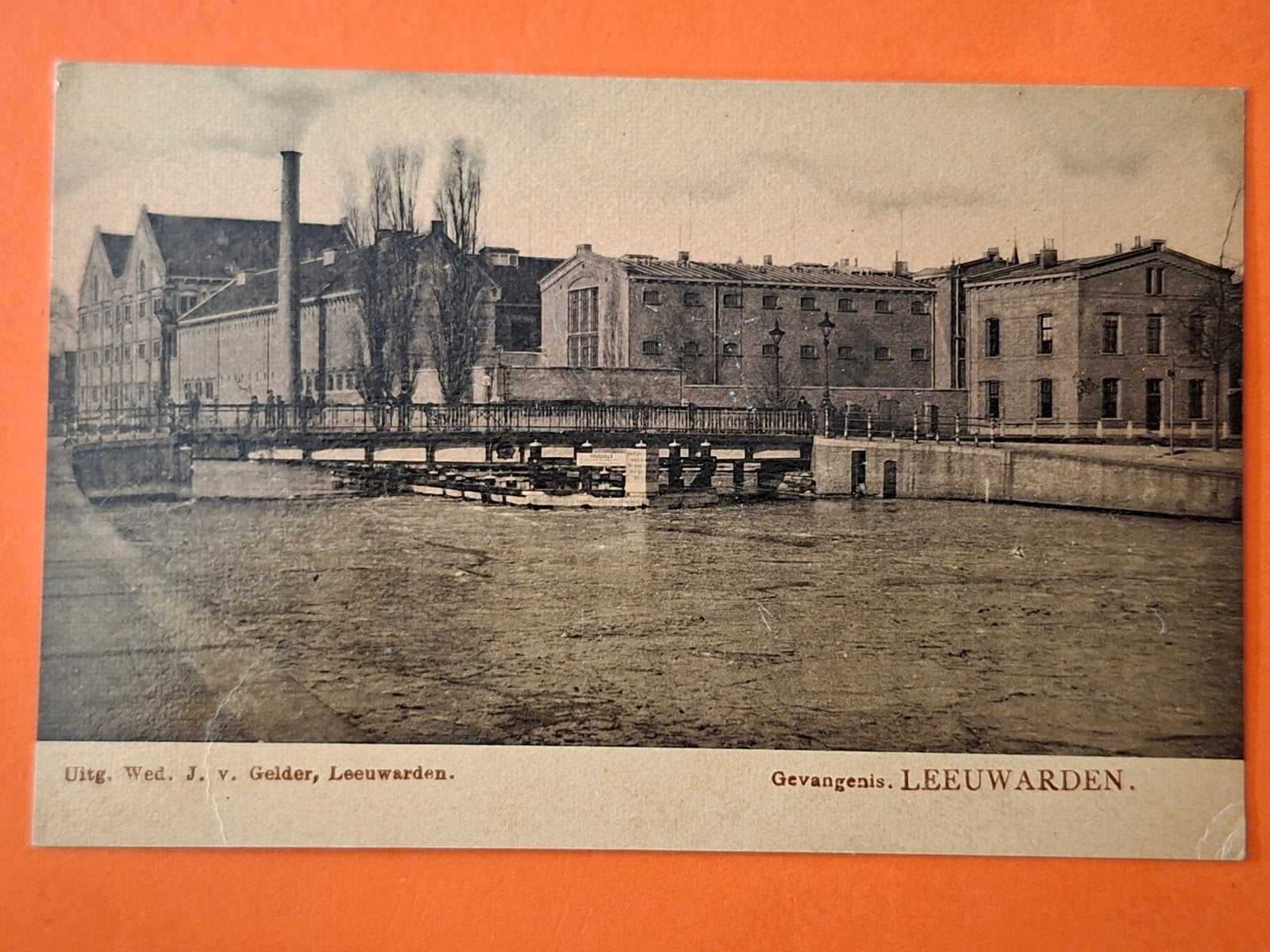 Leeuwarden, Gevangenis WP82 TOPKAART!!, Ophalen of Verzenden, Voor 1920, Friesland