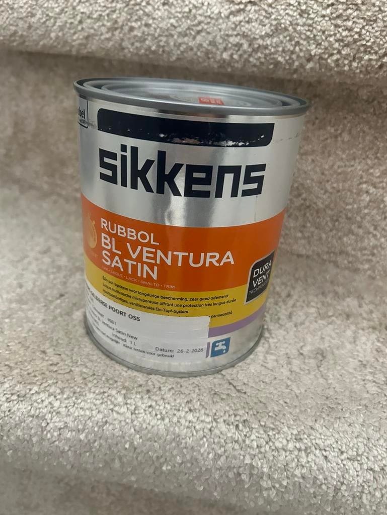 Sikkens rubbol bl ventura satin, Ophalen of Verzenden, Zo goed als nieuw
