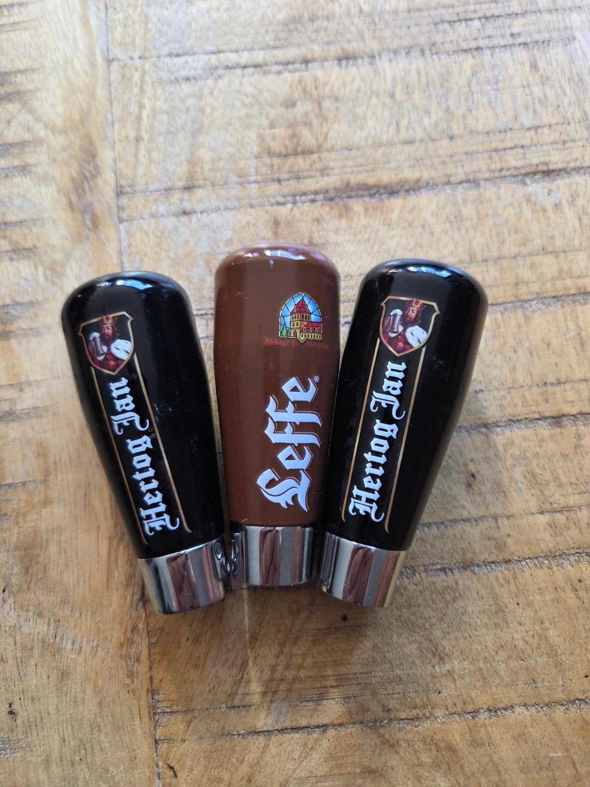 Tapknop / Taphendels Hertog Jan en Leffe (3 stuks), Ophalen of Verzenden