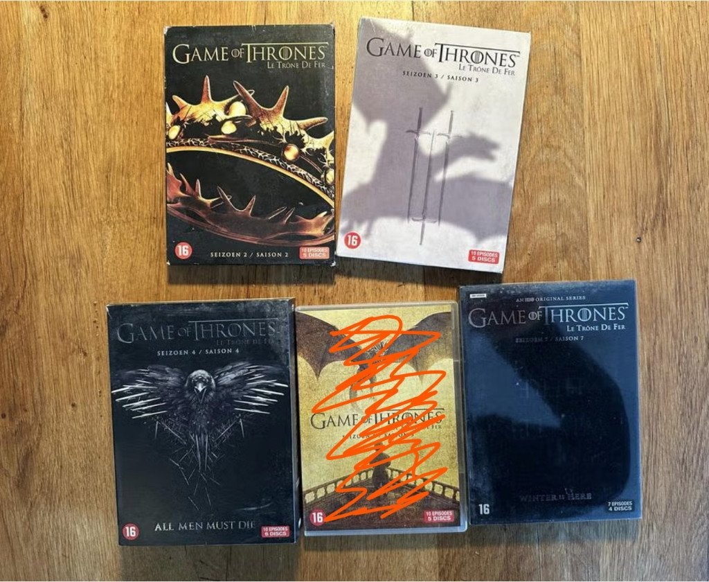 Game of Thrones Seizoen 2, 3, 4 & 7 DVD, Engels, Vanaf 16 jaar, Nederlands, Science Fiction en Fantasy