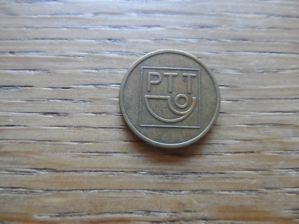 Koffie munt kantine penning PTT-CD, Postzegels en Munten, Ophalen of Verzenden, Overige materialen