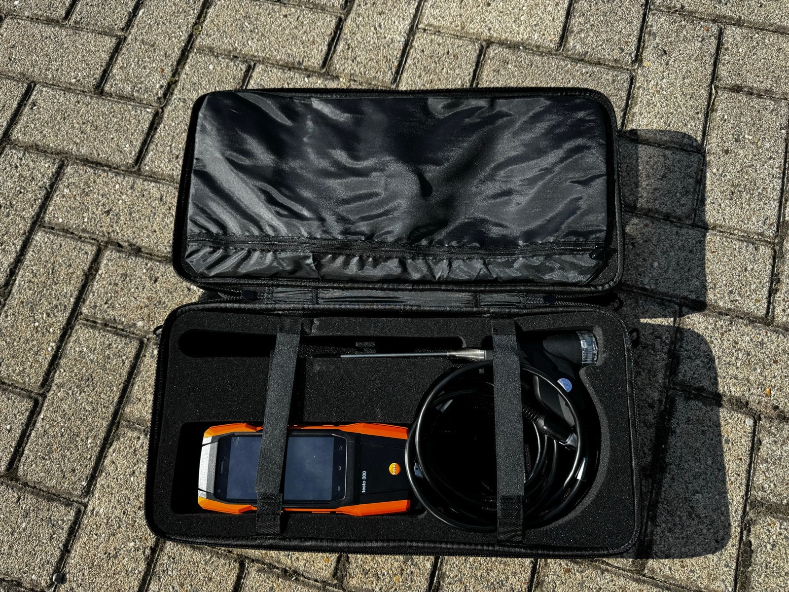 Testo 300 O2 CO2 Rookgasanalyser met toebehoren, Doe-het-zelf en Verbouw, Meetapparatuur, Ophalen of Verzenden, Zo goed als nieuw